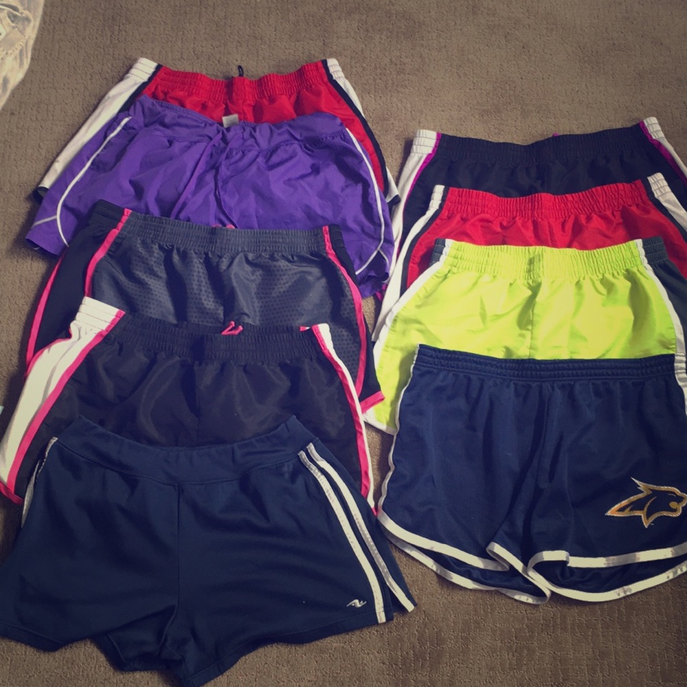 9 pair of athletic shorts!!!
